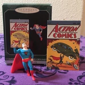 Hallmark Set of 2 Superman Commemorative Ornaments